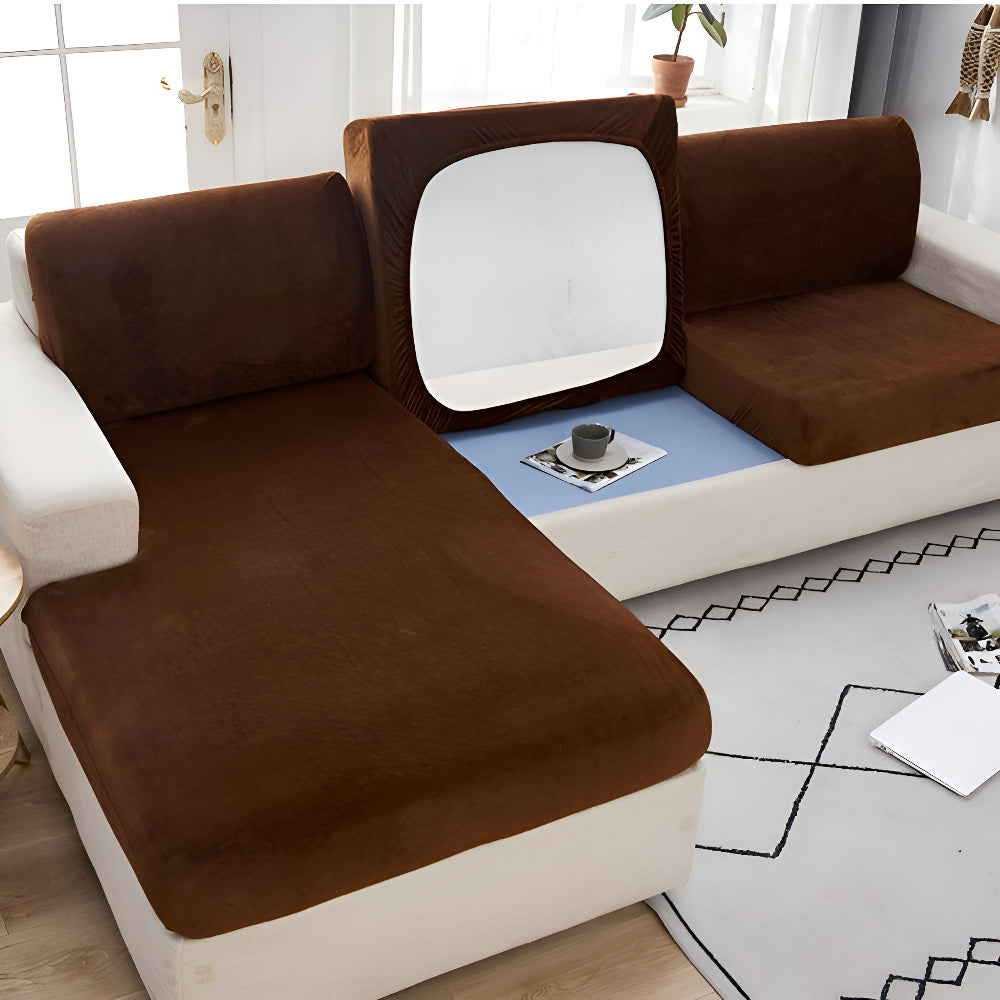 Velvet Sofabezug - Glatter Ultra-Stretch Sofabezug