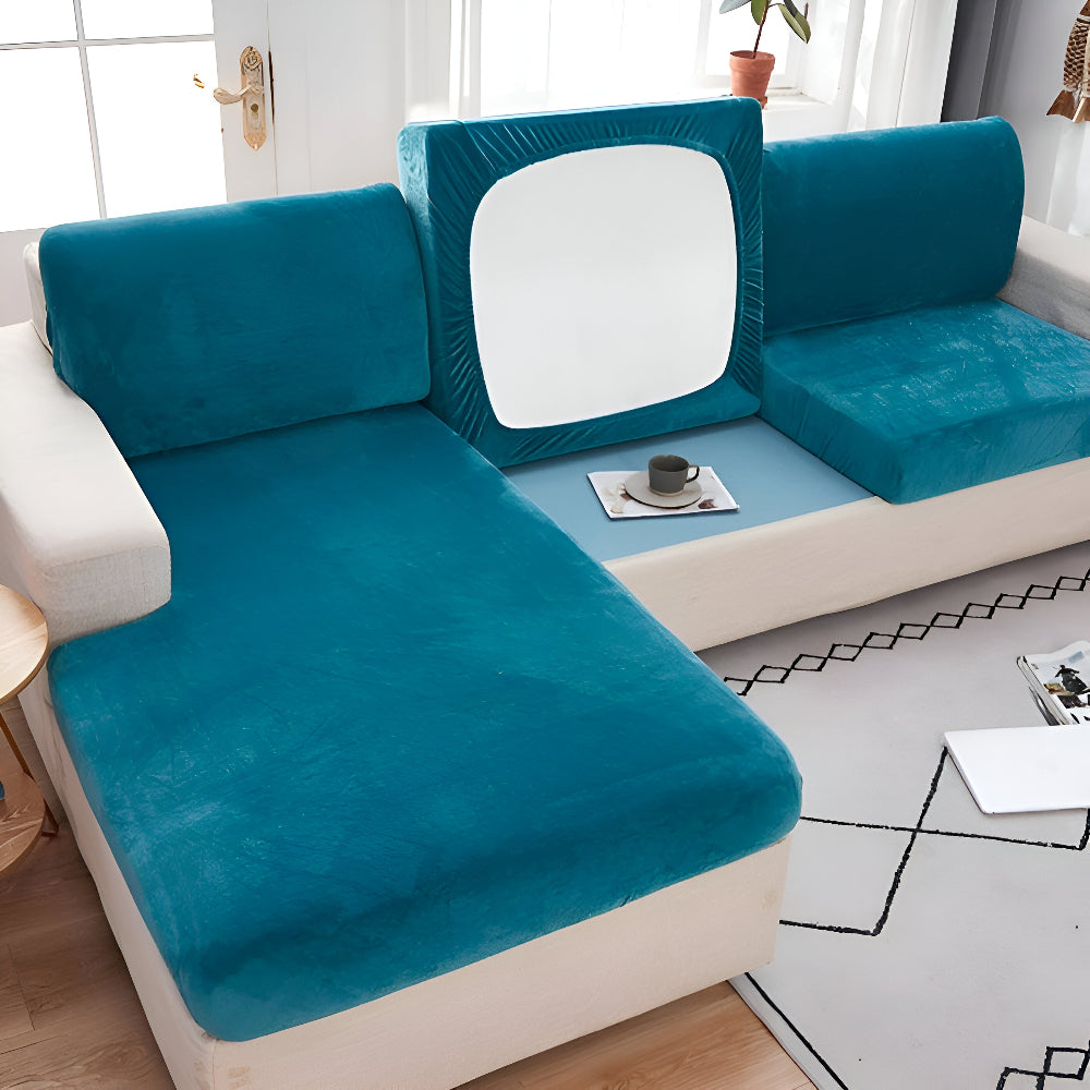 Velvet Sofabezug - Glatter Ultra-Stretch Sofabezug