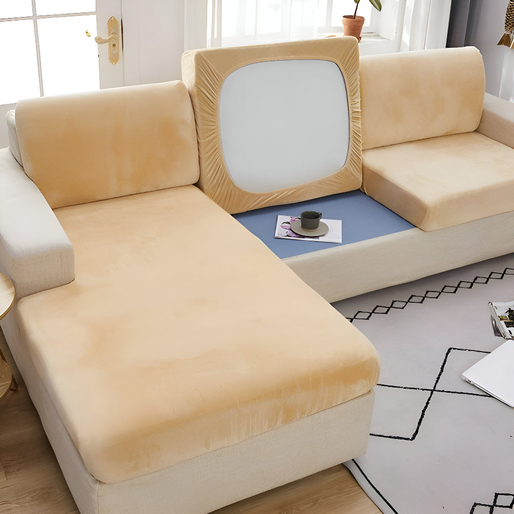 Velvet Sofabezug - Glatter Ultra-Stretch Sofabezug
