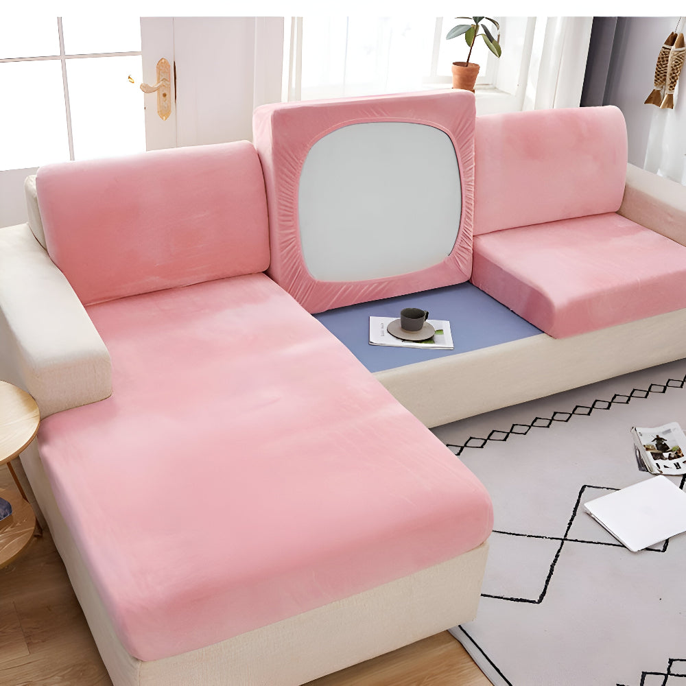 Velvet Sofabezug - Glatter Ultra-Stretch Sofabezug