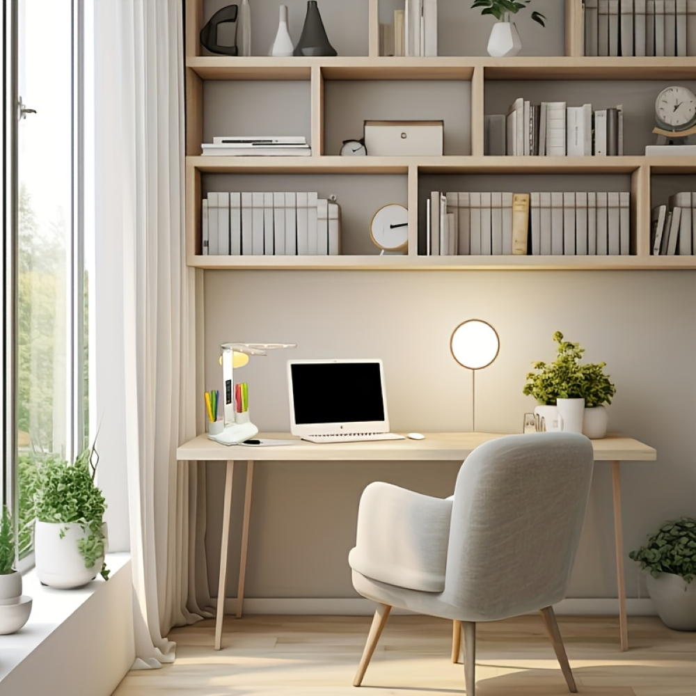 Vielseitige Dual-Head LED Schreibtischlampe mit Touch-Steuerung - Faltbare USB-betriebene Tischleuchte