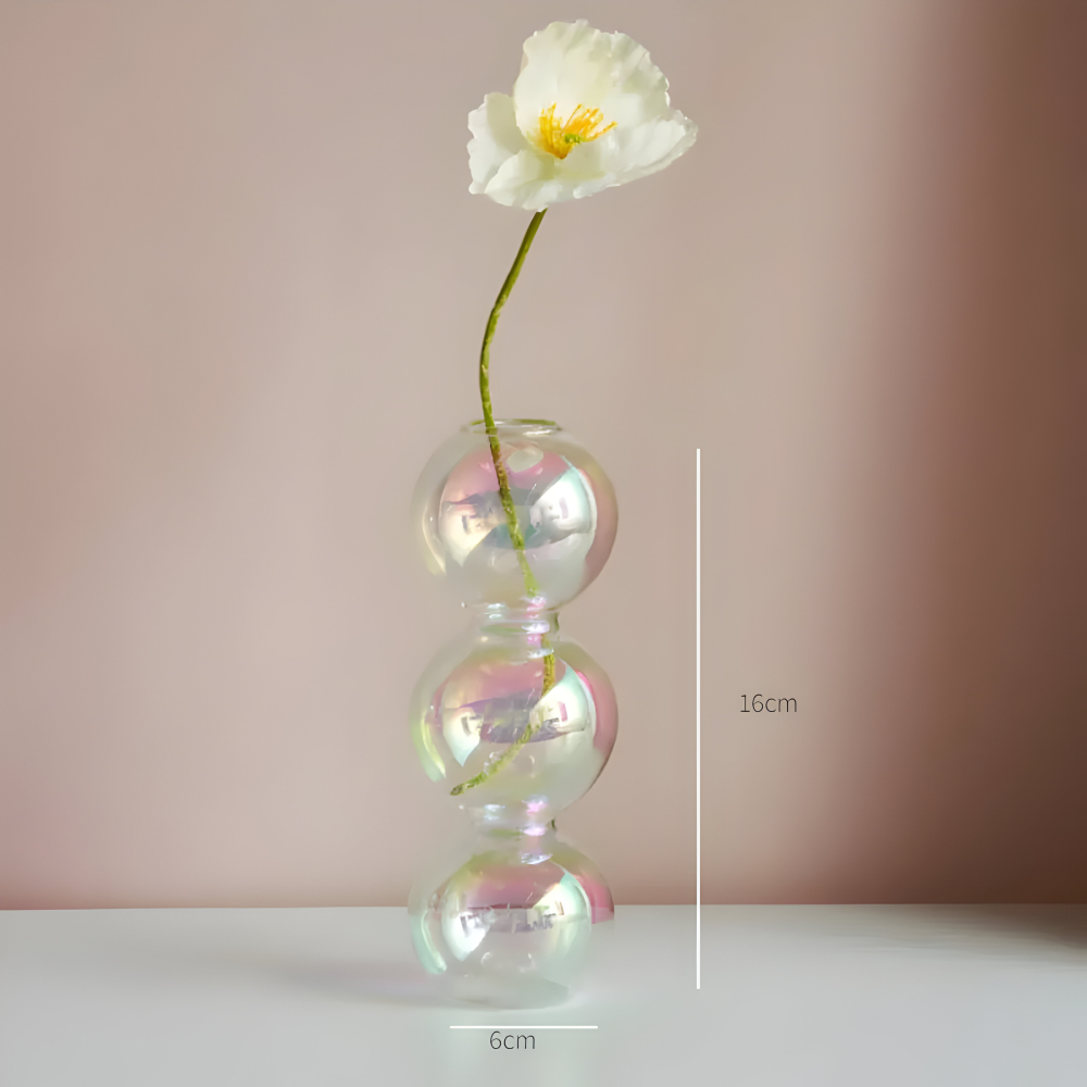 Lebendiger Kunstglas Kerzenhalter für die Wohnkultur