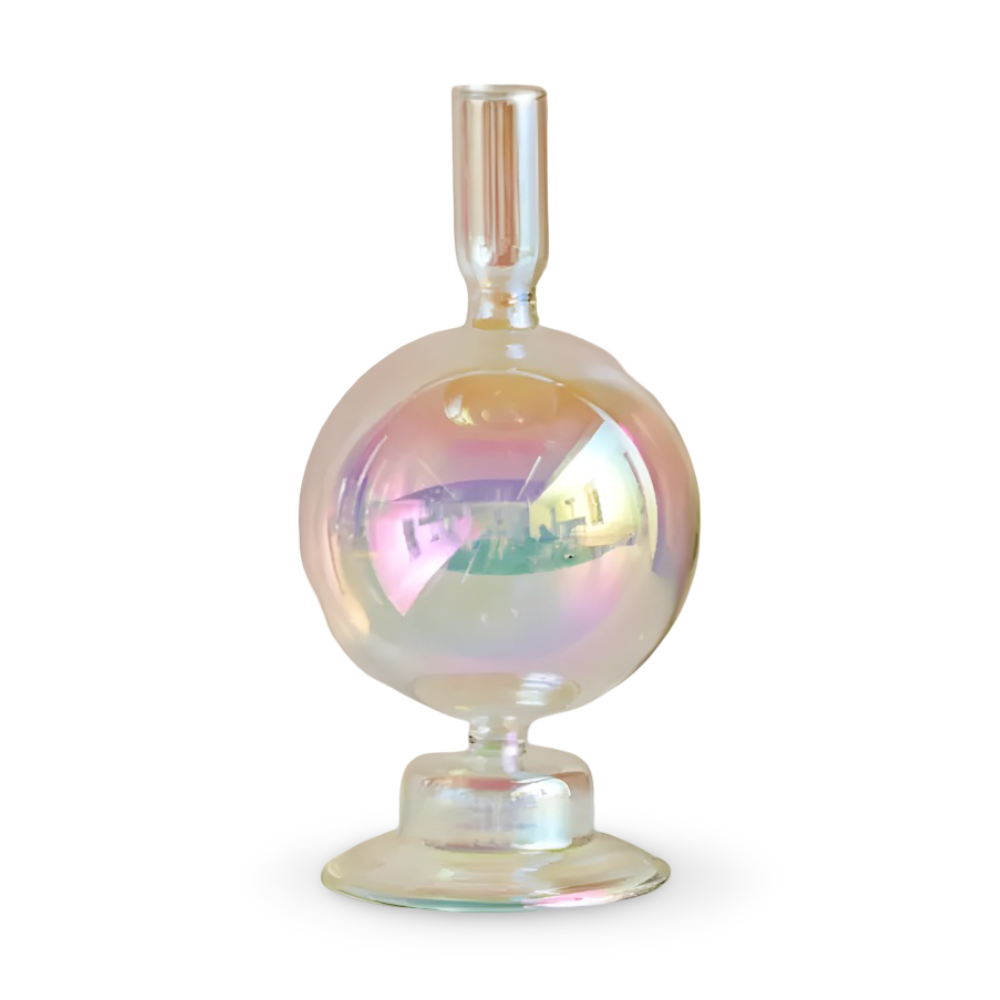 Lebendiger Kunstglas Kerzenhalter für die Wohnkultur