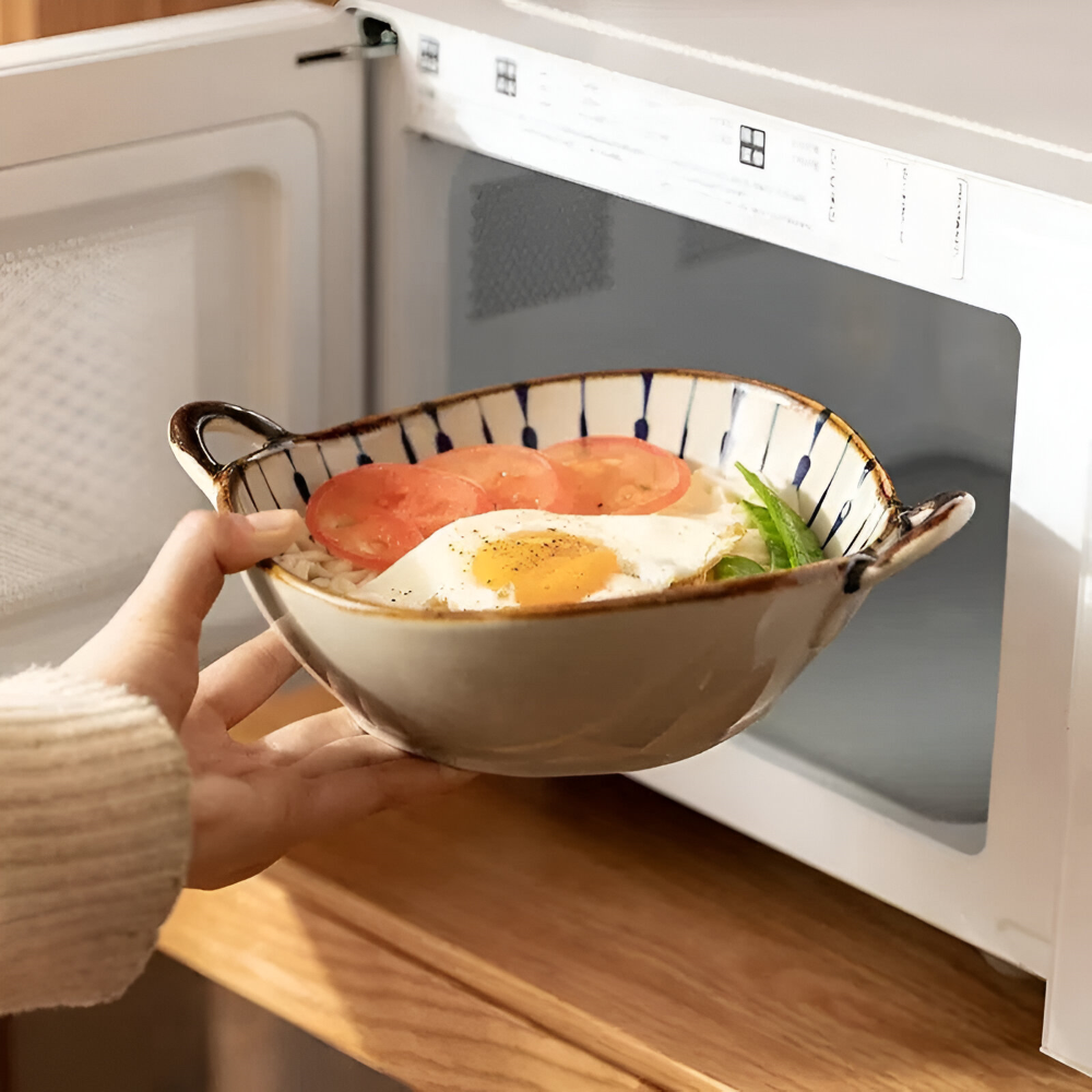 Lebendige Handgefertigte Keramikschalen - Nordic Design Geschirr