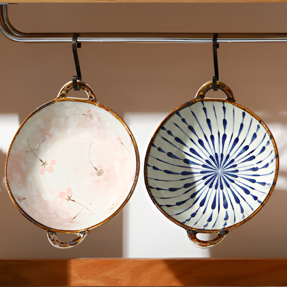Lebendige Handgefertigte Keramikschalen - Nordic Design Geschirr