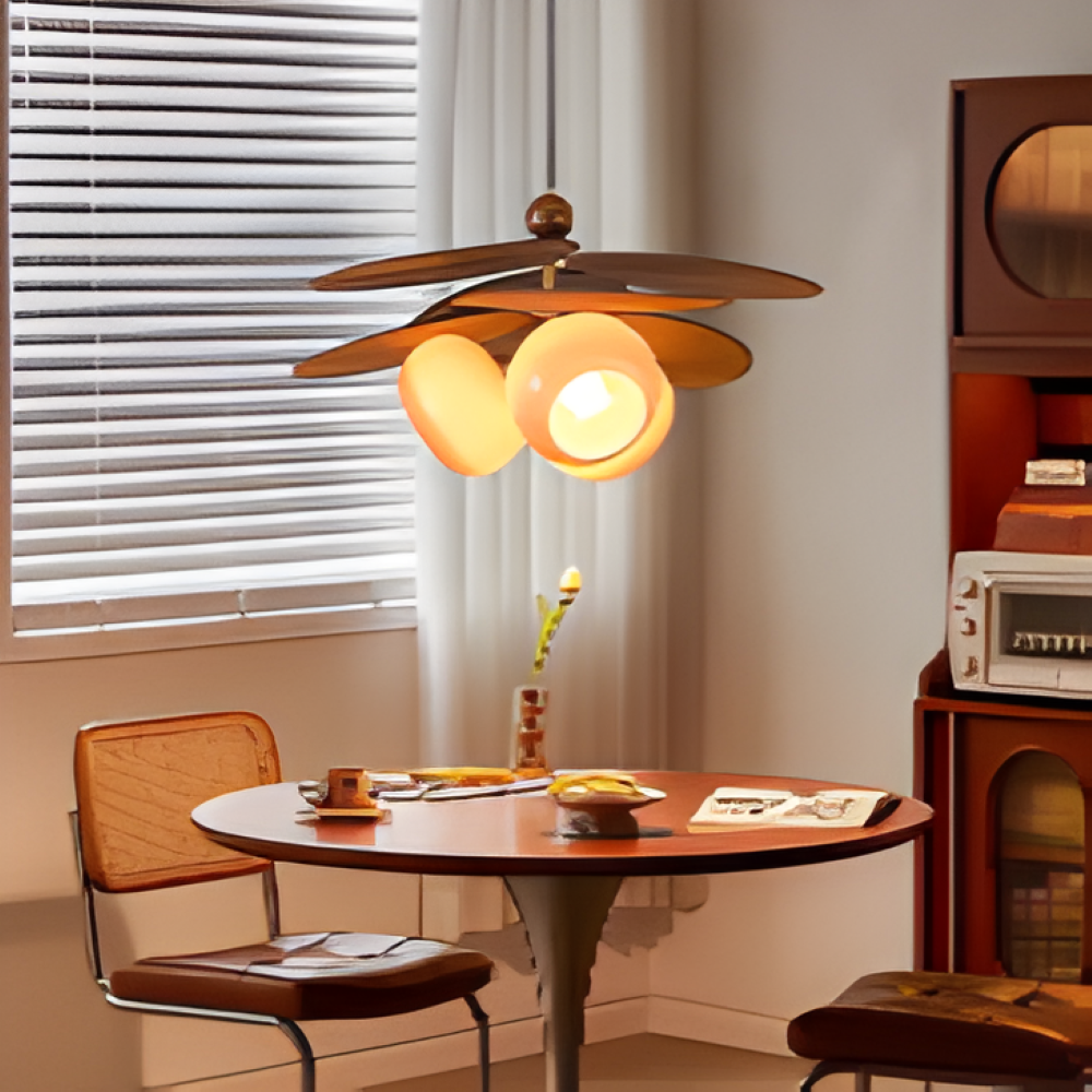 Vintage Rattan Gewebte Pendelleuchte - Retro Hängeleuchte für Stilvolle LED Deckenleuchte für Elegante Dekoration