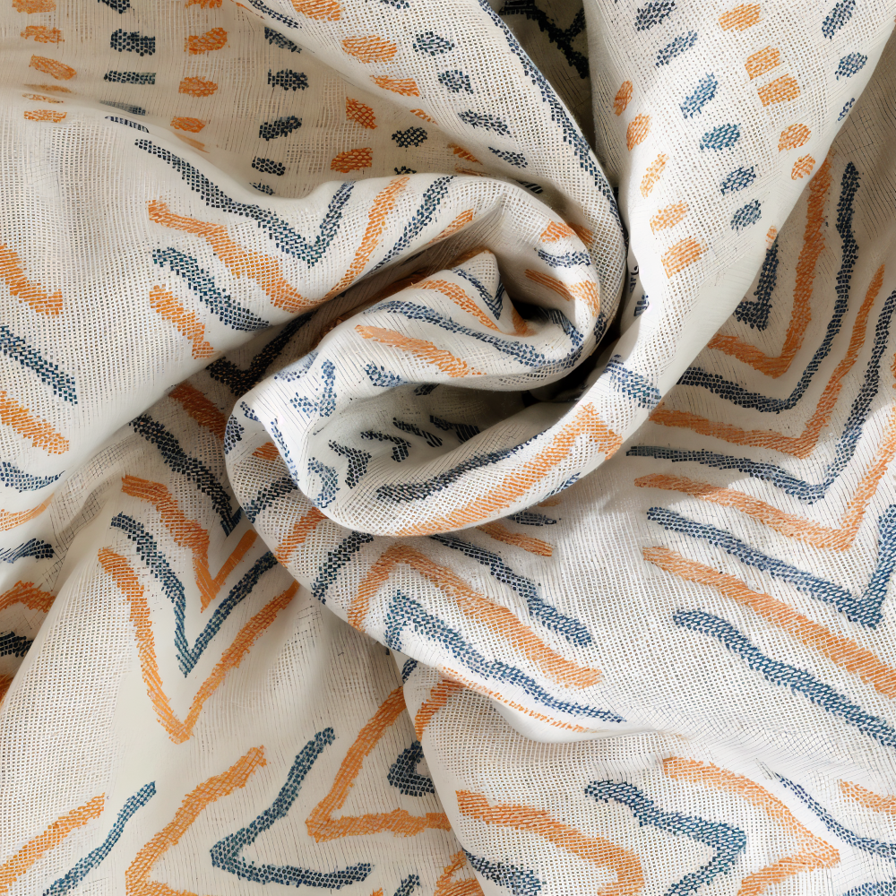 VividPure Plaid - Wendbarer Baumwollüberwurf für Sofa - Köpergewebe Boho Fleece Blanket