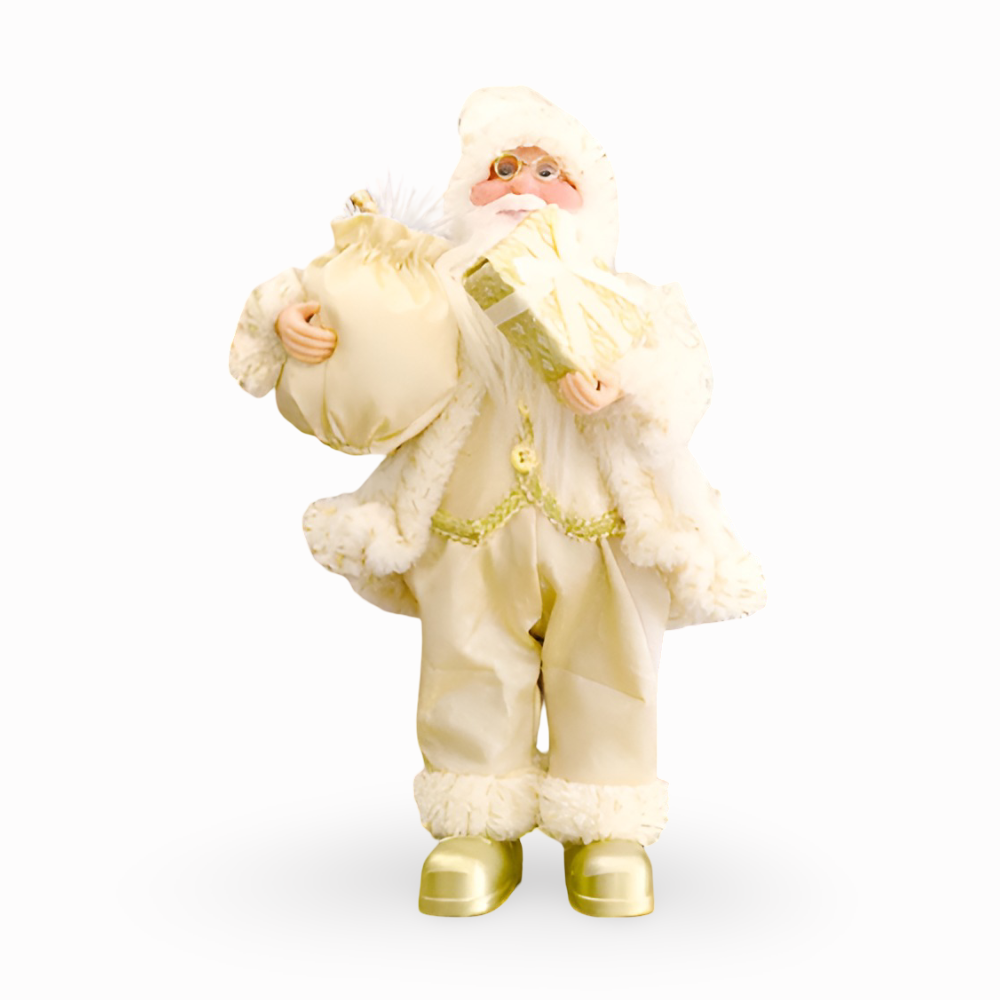 Vivid Santa - Modernes Weihnachtsmann Ornament für Festliche Heimdekoration