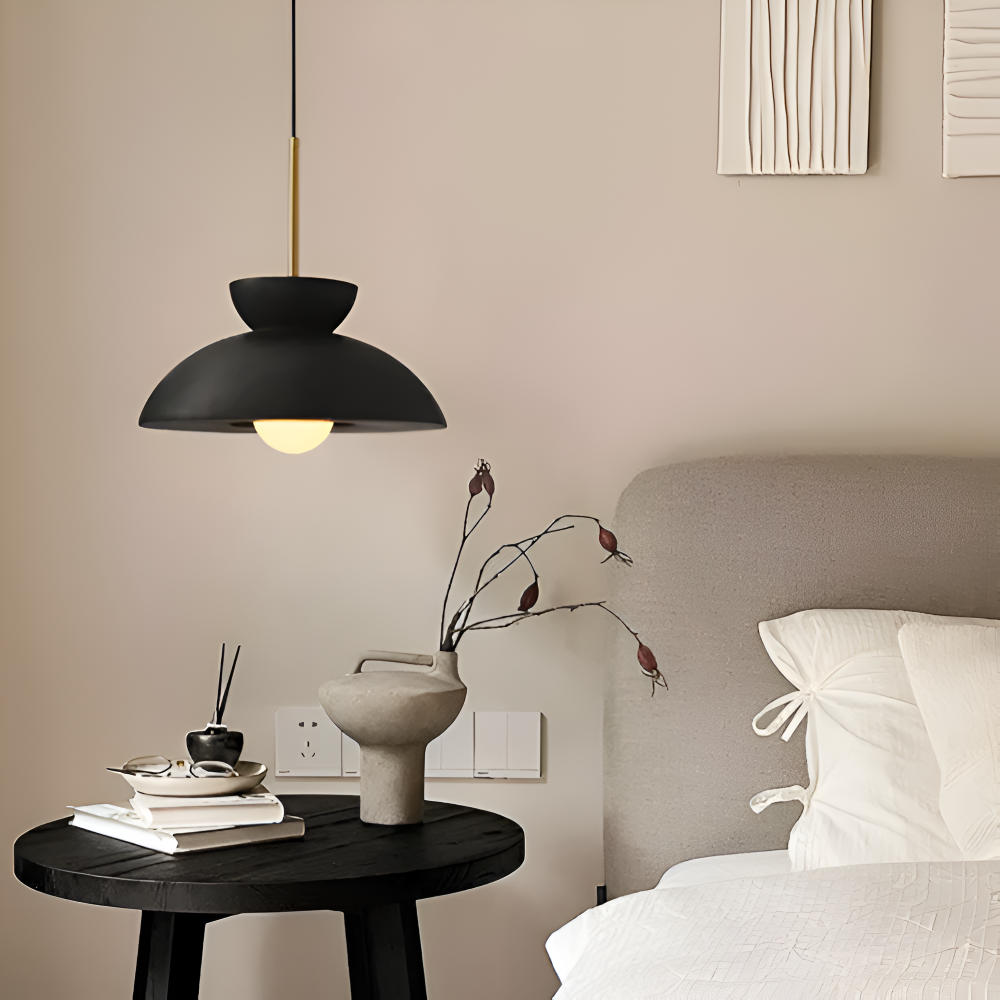 Wabi Sabi - Geometrische LED Pendelleuchte aus Harz - Wabi Sabi Minimalistische Hängelampe