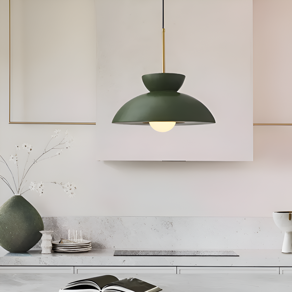 Wabi Sabi - Geometrische LED Pendelleuchte aus Harz - Wabi Sabi Minimalistische Hängelampe