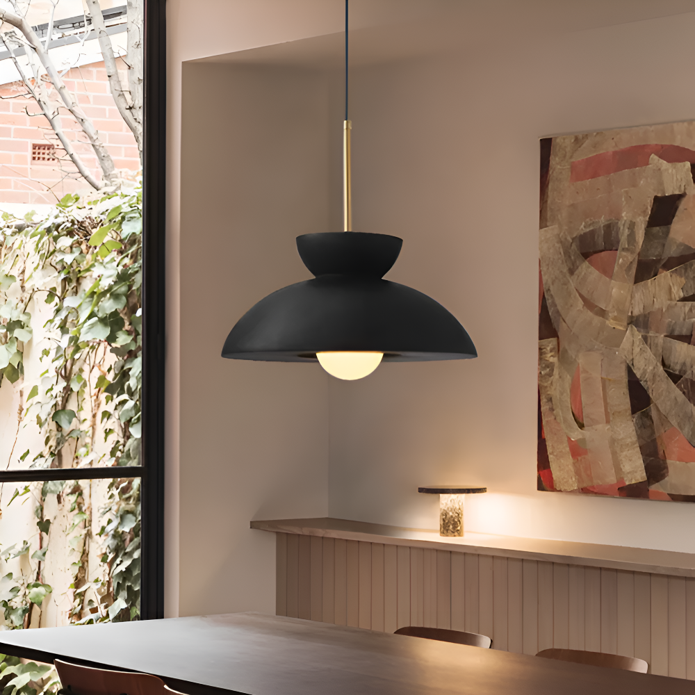 Wabi Sabi - Geometrische LED Pendelleuchte aus Harz - Wabi Sabi Minimalistische Hängelampe