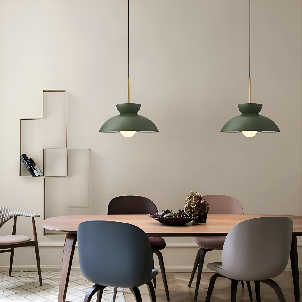 Wabi Sabi - Geometrische LED Pendelleuchte aus Harz - Wabi Sabi Minimalistische Hängelampe