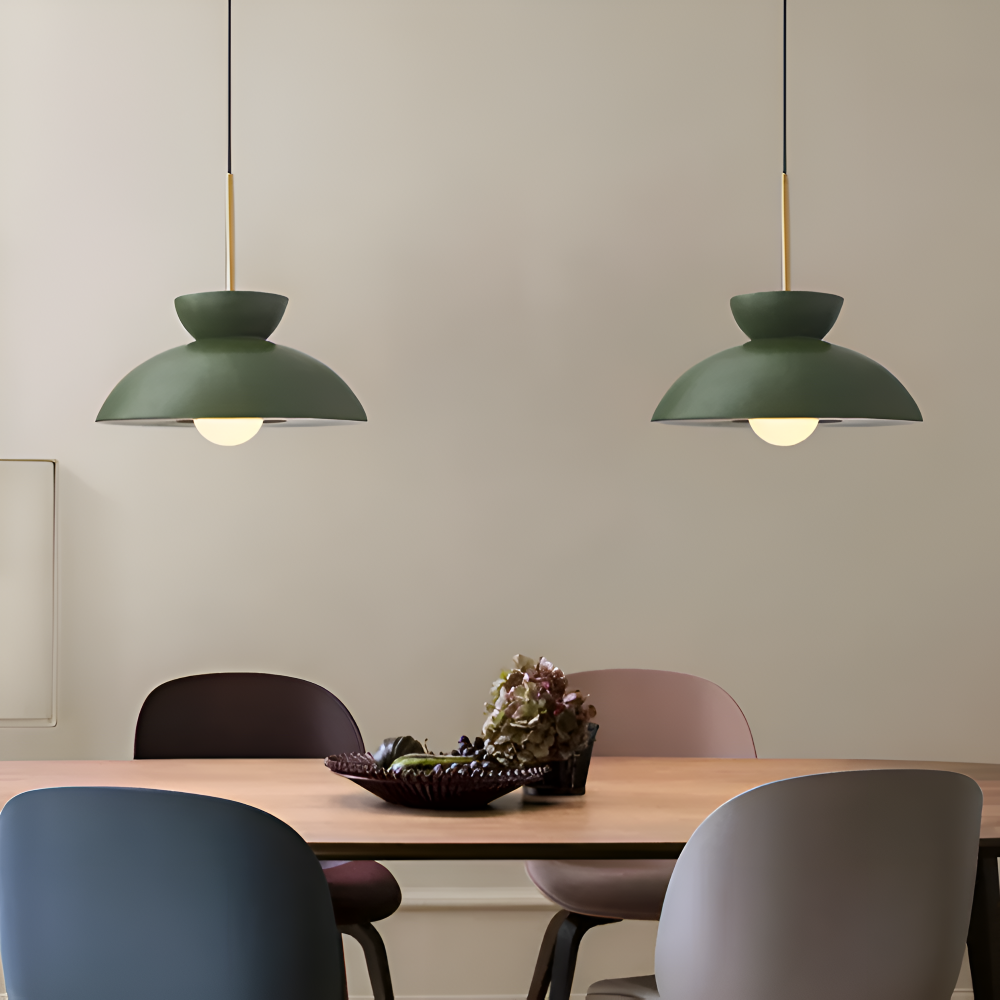 Wabi Sabi - Geometrische LED Pendelleuchte aus Harz - Wabi Sabi Minimalistische Hängelampe