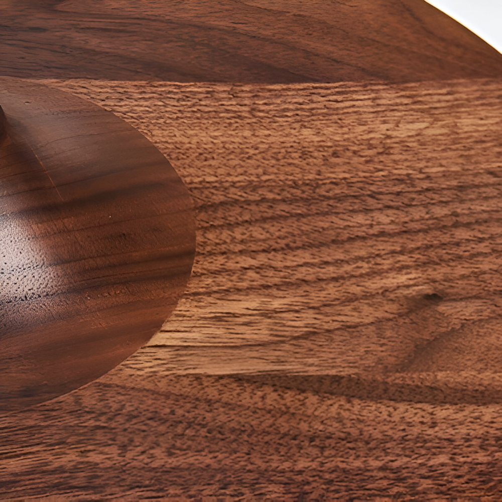 Walnuss Pendelleuchte - Runde Holz-Hängelampen - Nordic LED Light