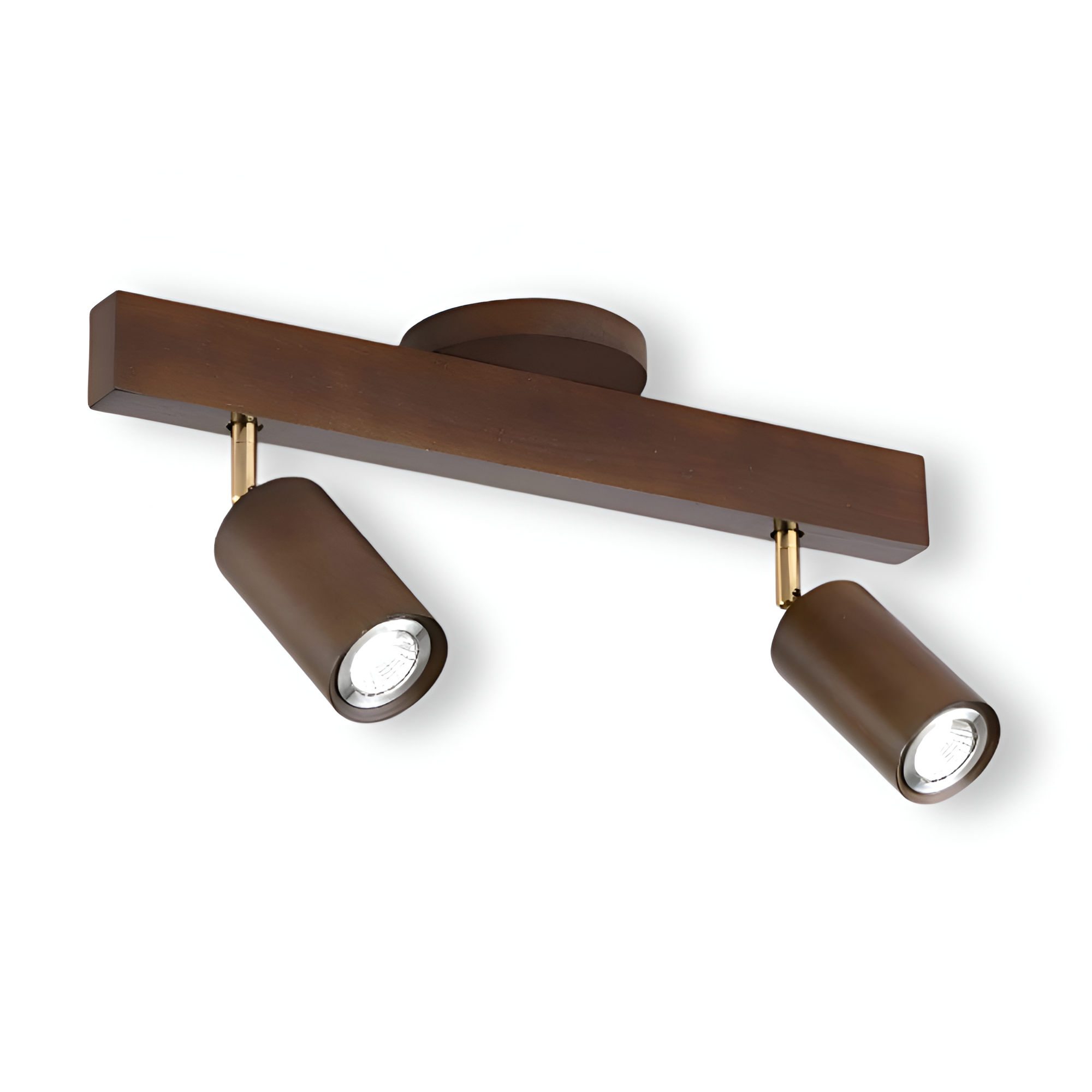 Woodsy Deckenleuchte - Zylindrischer Holzstrahler - Einstellbare LED Beleuchtung