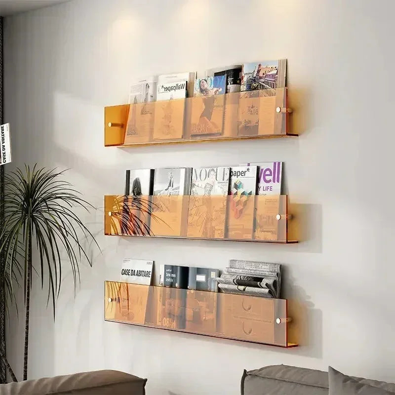 Yara Wandregal Weiß | Modernes PVC, Platzsparendes Design für Bücher und mehr 1