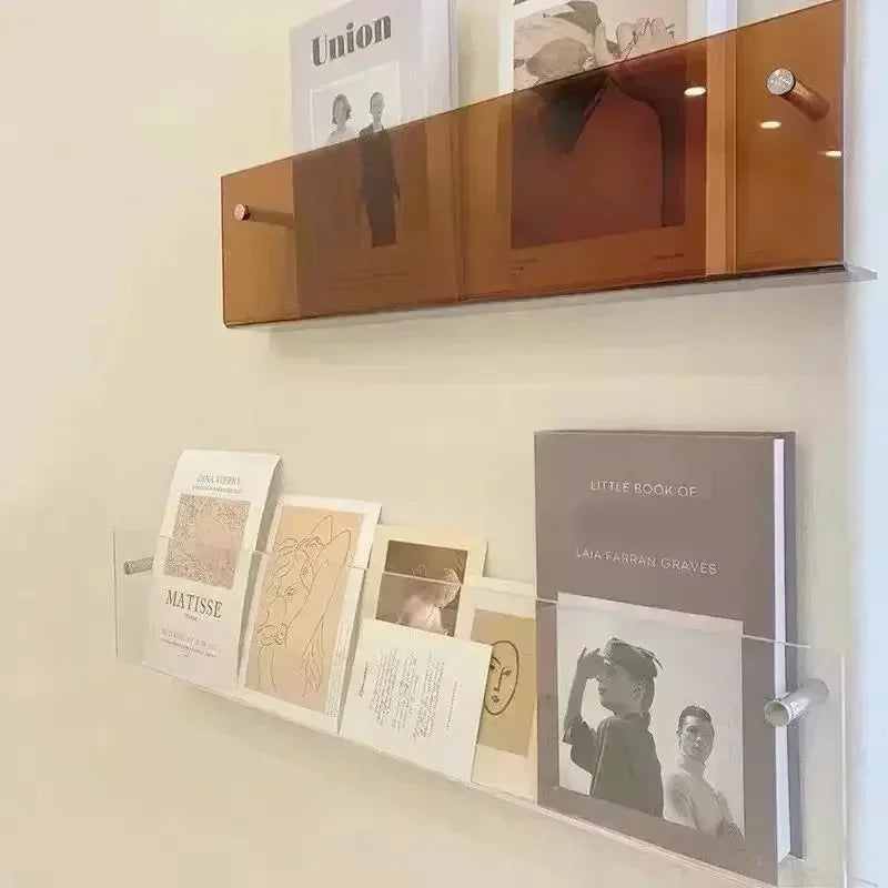 Yara Wandregal Weiß | Modernes PVC, Platzsparendes Design für Bücher und mehr 4