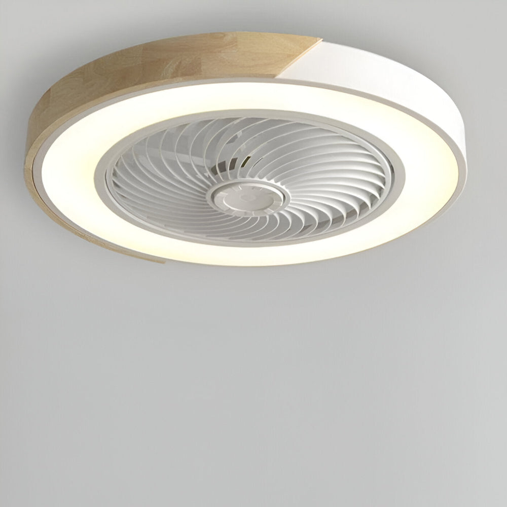 ZenAir Deckenventilator - Runder quadratischer Deckenventilator - Smart Ceiling Ventilation