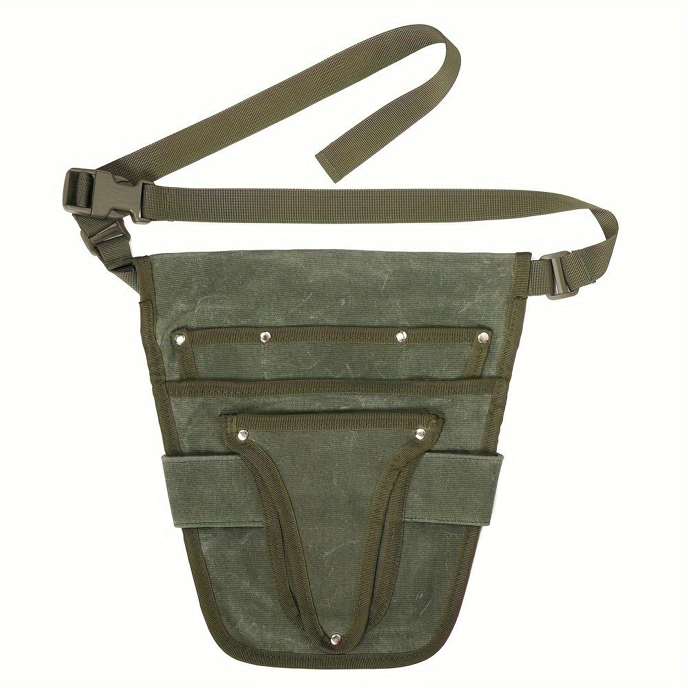 Garten Werkzeuggürtel mit Taschen – Tragbare Werkzeugtasche für Gartenarbeit, Pflanzenpflege & Outdoor