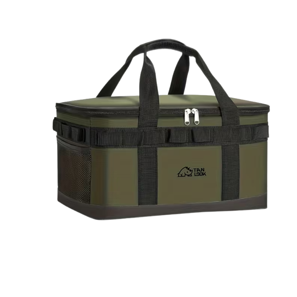 Tragbare Kühltasche aus Polyester 23L Isolierte Campingtasche mit Griff für Picknick Outdoor und Reise