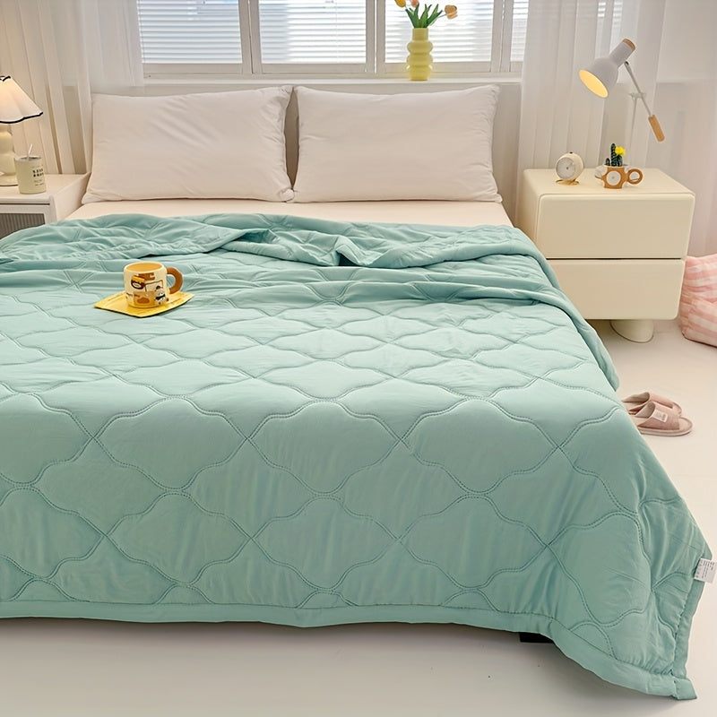 Leichte Sommerdecke – Atmungsaktive Kühldecke mit Steppdesign für Bett, Sofa & Wohnheim