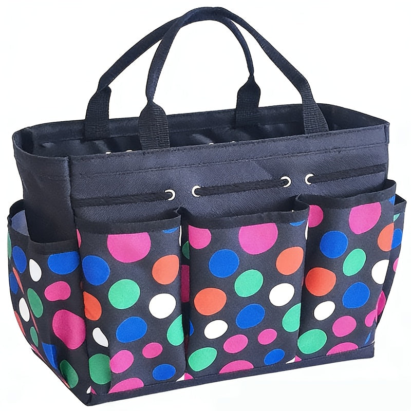 Organizer Tasche mit Fächern – Tragbare Aufbewahrungstasche für Gartenwerkzeug, Haushalt, Büro & Picknick