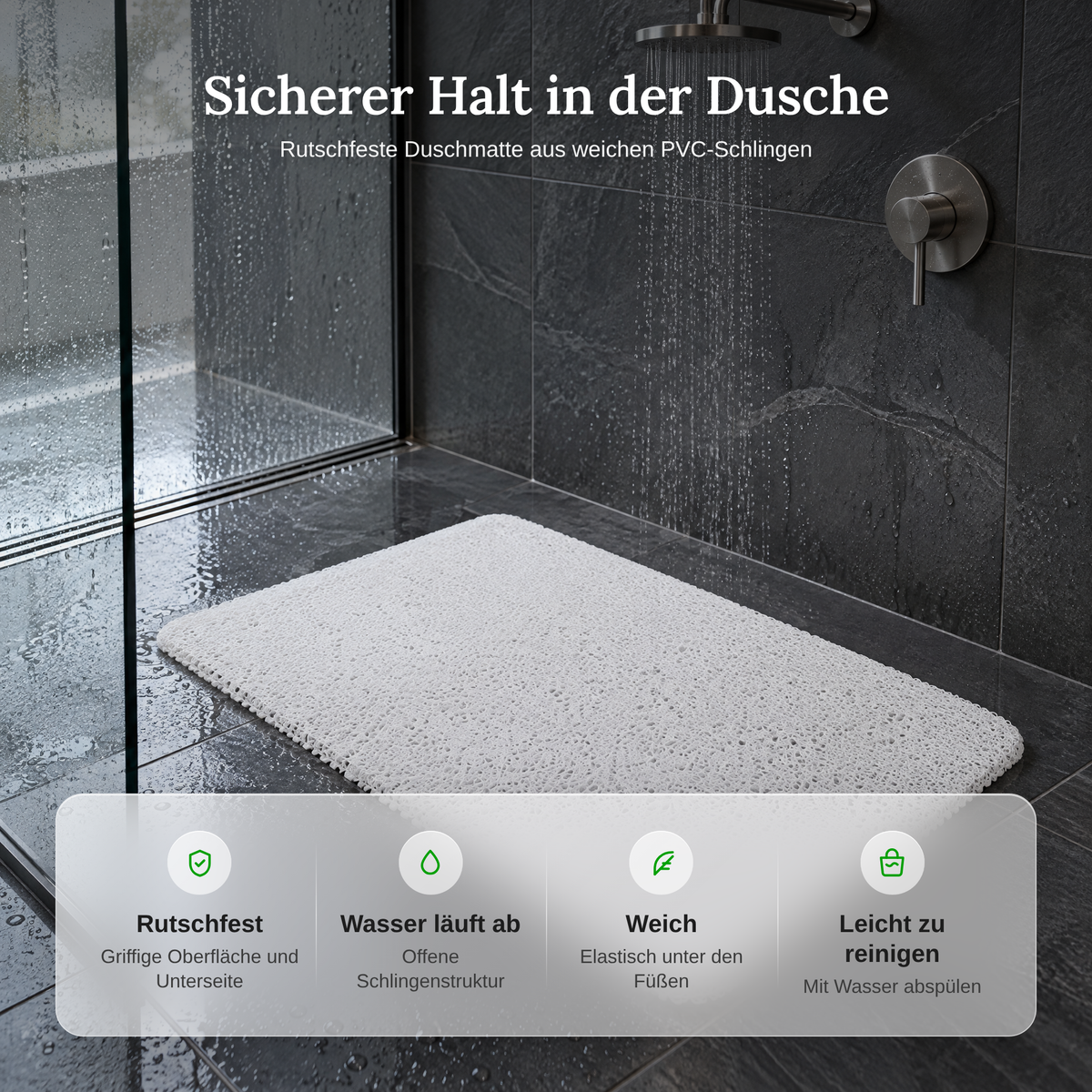 Vorteile der rutschfesten Duschmatte im Überblick