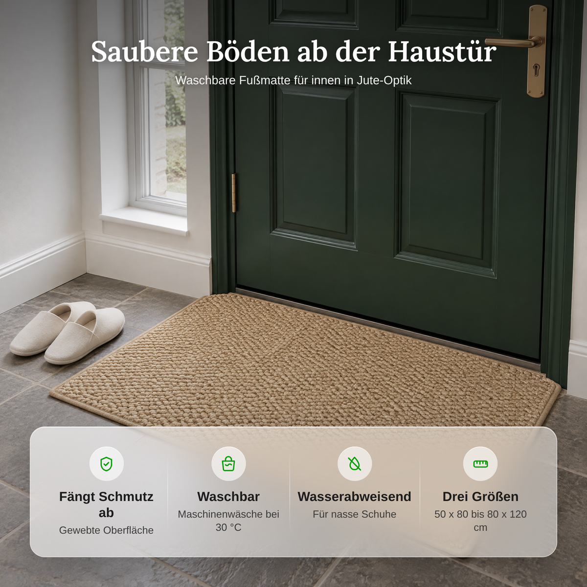 Vorteile der waschbaren Fußmatte im Überblick