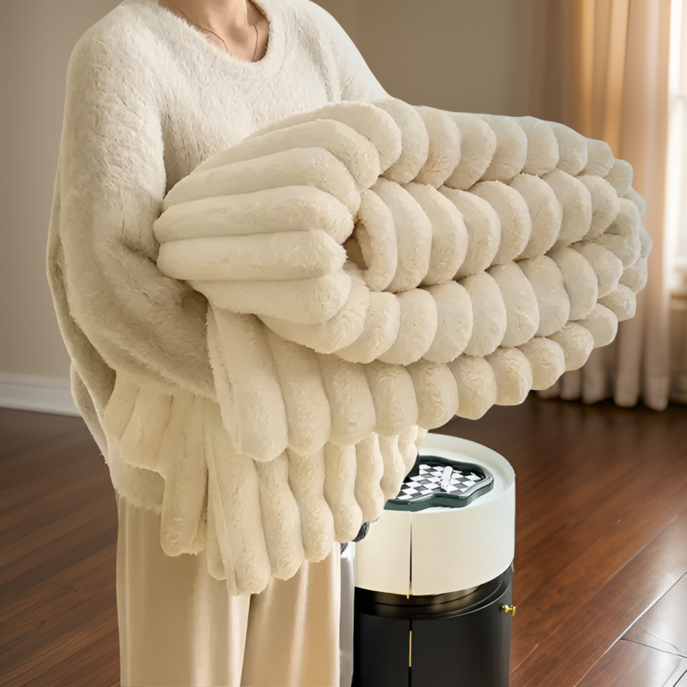 CozyBlanket - Luxuriöse Plüsch-Fleece-Decke für das Sofa - weiche, warme und kuschelige Decke für Sofa und Wohnzimmer