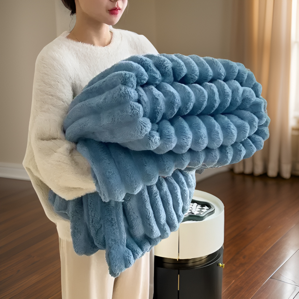 CozyBlanket - Luxuriöse Plüsch-Fleece-Decke für das Sofa - weiche, warme und kuschelige Decke für Sofa und Wohnzimmer