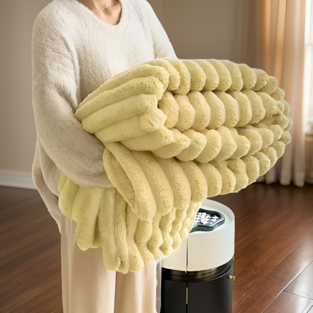 CozyBlanket - Luxuriöse Plüsch-Fleece-Decke für das Sofa - weiche, warme und kuschelige Decke für Sofa und Wohnzimmer